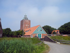 Leuchtturm auf der Insel Neuwerk.